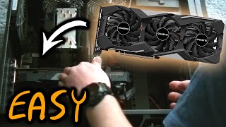 How to Install a Graphics Card into a Desktop PC [upl. by Ahsart27]