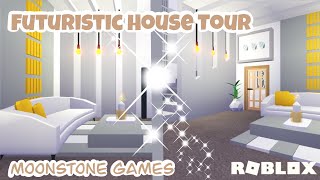 Adopt Me Futuristic House Tour  Modern Futuristic House  Roblox Aesthetic Home 🌿 [upl. by Ainedrag]