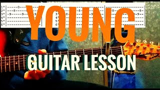 How to play quotYoungquot by VACATIONS on guitar with TABS [upl. by Walt303]