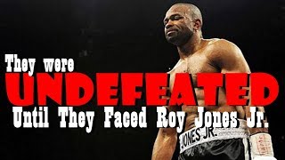 Roy Jones Jr vs UNDEFEATED Opponents [upl. by Aix]