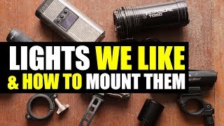 BICYCLE LIGHTS amp MOUNTING TIPS [upl. by Colyer594]