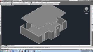 Apprendre Autocad en 1h Tutoriel réalisation Maison 3D [upl. by Ahsyle654]