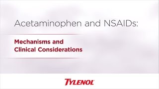 Acetaminophen amp NSAID Differences  TYLENOL® Professional [upl. by Enomes]