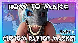 HOW TO MAKE Custom Raptor Masks PART ONE [upl. by Bodrogi]