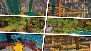 Minecraft Cave Seeds You NEED To Explore Huge Lush Caves Dripstone Caves Mineshafts amp More [upl. by Radek413]