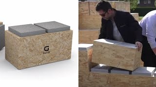 Gablok  des blocs pour construire votre maison comme des LEGO [upl. by Learsi]