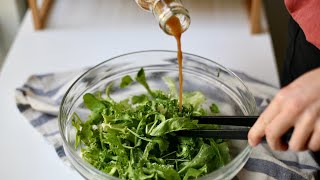 Easy Homemade Vinaigrette Recipe [upl. by Poucher]