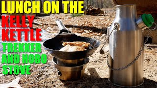 Kelly Kettle Trekker Review  Cooking Chicken and Couscous for Lunch [upl. by Minica805]