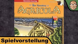 Agricola Neuauflage  Deutscher Spielepreis 2008  Spielvorstellung und Regeln [upl. by Eilssel]