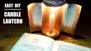 Easy DIY Emergency Candle Lantern [upl. by Vasya]