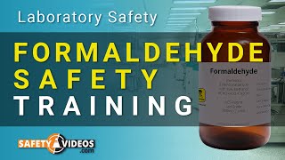 OSHA Formaldehyde Training Video  Standard 19101048 [upl. by Lydnek]