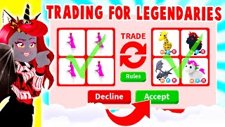 Trading RIDE POTIONS ONLY For LEGENDARY PETS In Adopt Me Roblox [upl. by Eachern]