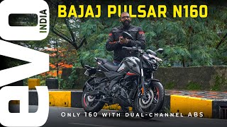 2022 Bajaj Pulsar N160  First ride review  evo India [upl. by Ardnasela]