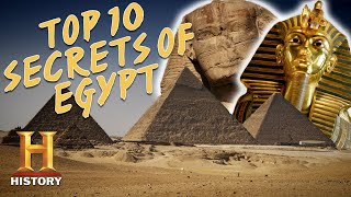 TOP 10 SECRETS OF ANCIENT EGYPT  History [upl. by Nomyaw569]