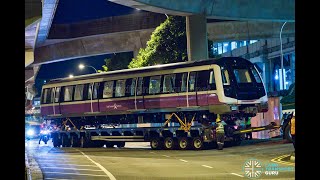 Delivery of North East Line C851E Trains [upl. by Otsugua]