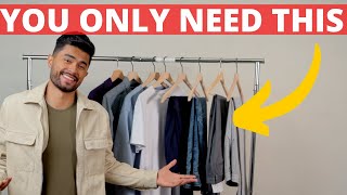 The ONLY 10 Clothing Item A Man Needs In His Closet 30 Outfits [upl. by Akimot]