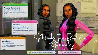 10 MUSTHAVE MODS FOR REALISTIC GAMEPLAY 2022 THE SIMS 4 [upl. by Brieta]