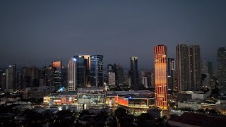 My Perspectives Ortigas Center at dusk Metro Manila Philippines [upl. by Ahterod]