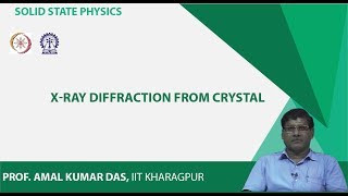 Lecture 18 Xray Diffraction from Crystal [upl. by Aramal888]