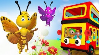 Titli Udi Bus Pe Chadi Hindi Rhymes for Children  तितली उड़ी  Hindi Nursery Rhymes  Jo Jo Kids [upl. by Myke47]