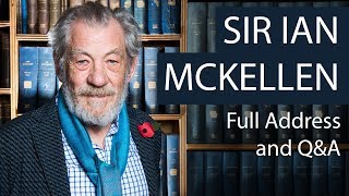 Sir Ian McKellen  Full Address and QampA  Oxford Union [upl. by Bausch]