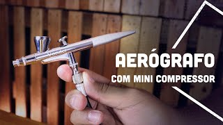 CONHEÇA O AERÓGRAFO COM MINI COMPRESSOR DA VONDER [upl. by Aiset94]