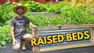 Beautiful DIY Metal Raised Garden Beds  Complete Guide [upl. by Buckels]