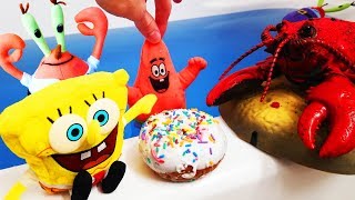 SPONGEBOB ALMOST DROWNS IN THE BATHTUB [upl. by Aicilak]