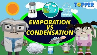 Evaporation and Condensation  Class 6th Chemistry [upl. by Yorgos]