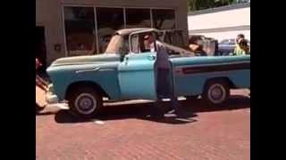 Chevy Cameo Truck with 1 Mile  Rare Barn Find Never Sold Cars Auctioned [upl. by Ekard740]