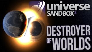 Universe Sandbox 2 Gameplay  Black Holes Supernovas Colliding Galaxies amp More [upl. by Silvers]