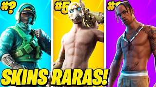 20 Skins MAIS RARAS do Fortnite [upl. by Buerger]