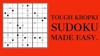 Kropki Sudoku How to solve a Tough Kropki Sudoku 2020 [upl. by Mathew]