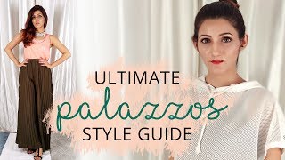 Ultimate Guide How to Style Palazzo Pants  Dos amp Donts [upl. by Oahc]