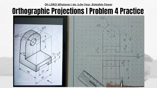 Orthographic Projections  orthographic projection in engineering drawing [upl. by Burchett]