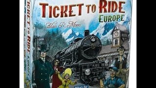 Ticket to Ride Europe  How to play [upl. by Rosenthal]