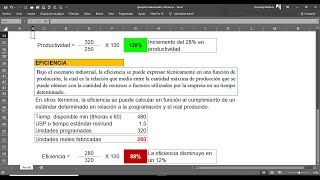 Productividad y Eficiencia [upl. by Aicilram480]