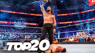 20 greatest Roman Reigns moments WWE Top 10 special edition Nov 3 2022 [upl. by Lonni617]