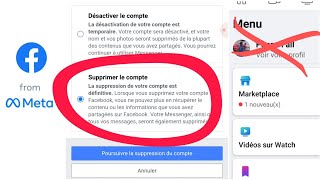 Comment Supprimer Définitivement un Compte Facebook [upl. by Itak]