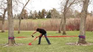 Base Line  Beginner  Slackline Industries [upl. by Ecniuq841]