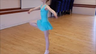 GRADE 4  DANCE D Ballet Turns RAD [upl. by Nroht]