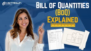 Bill of Quantities Explained [upl. by Sasnett572]