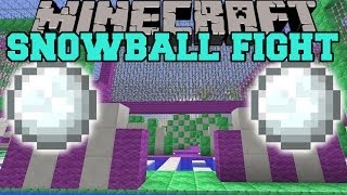 Minecraft SNOWBALL FIGHT KILL AS MANY AS YOU CAN MiniGame [upl. by Emilie]