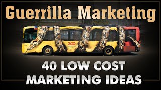 Guerilla Marketing  Ambush Marketing  40 Low Cost Ideas  Dr Vivek Bindra [upl. by Nnaillij]