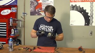 How To Clean A Motorcycle Carburetor  MC GARAGE [upl. by Yrreg]