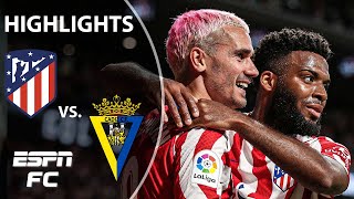 Atletico Madrid vs Cadiz  LaLiga Highlights  ESPN FC [upl. by Otha]