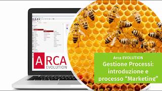 7 Arca EVOLUTION  Demo Gestione Processi introduzione e processo “Marketing” [upl. by Ettenwad]