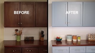 KILZ® How To Refinish Kitchen Cabinets [upl. by Iris]