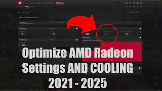 How to Optimize AMD Radeon Settings For GAMING amp COOLING 57 °C  67° Celsius 2021 GAMING [upl. by Jahncke577]