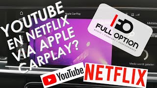 Youtube TV en Netflix kijken in de auto via Apple Carplay [upl. by Niajneb]